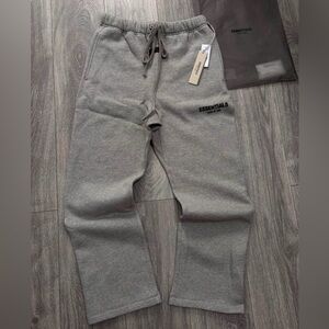 Essentials Heather Gray Joggers small